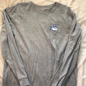 Gray southern tide long sleeve shirt